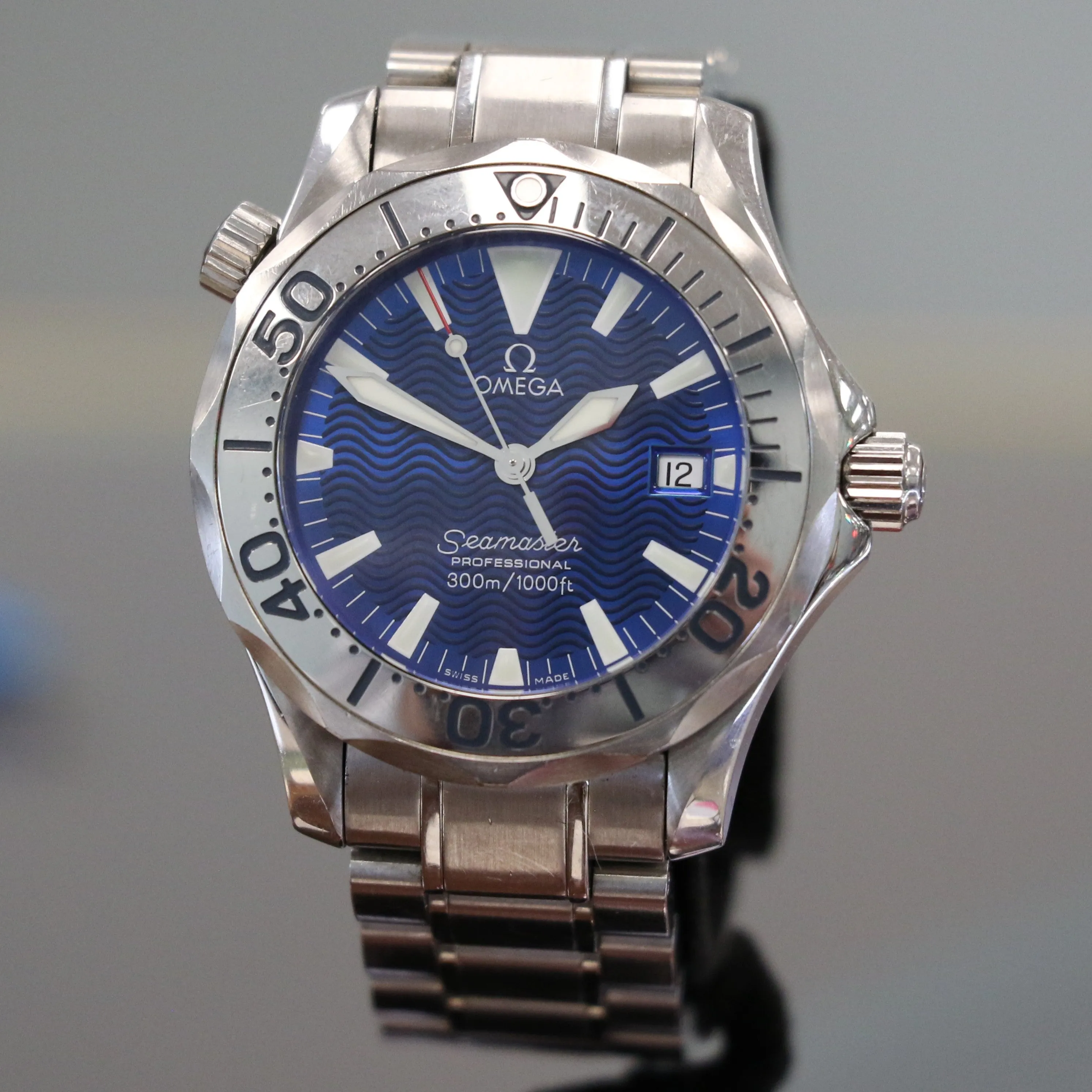 OMEGA Seamaster Professional Watch 36.25mm Ref. 2263.80.00 ALL Original, Box & Papers! Quartz Wristwatch