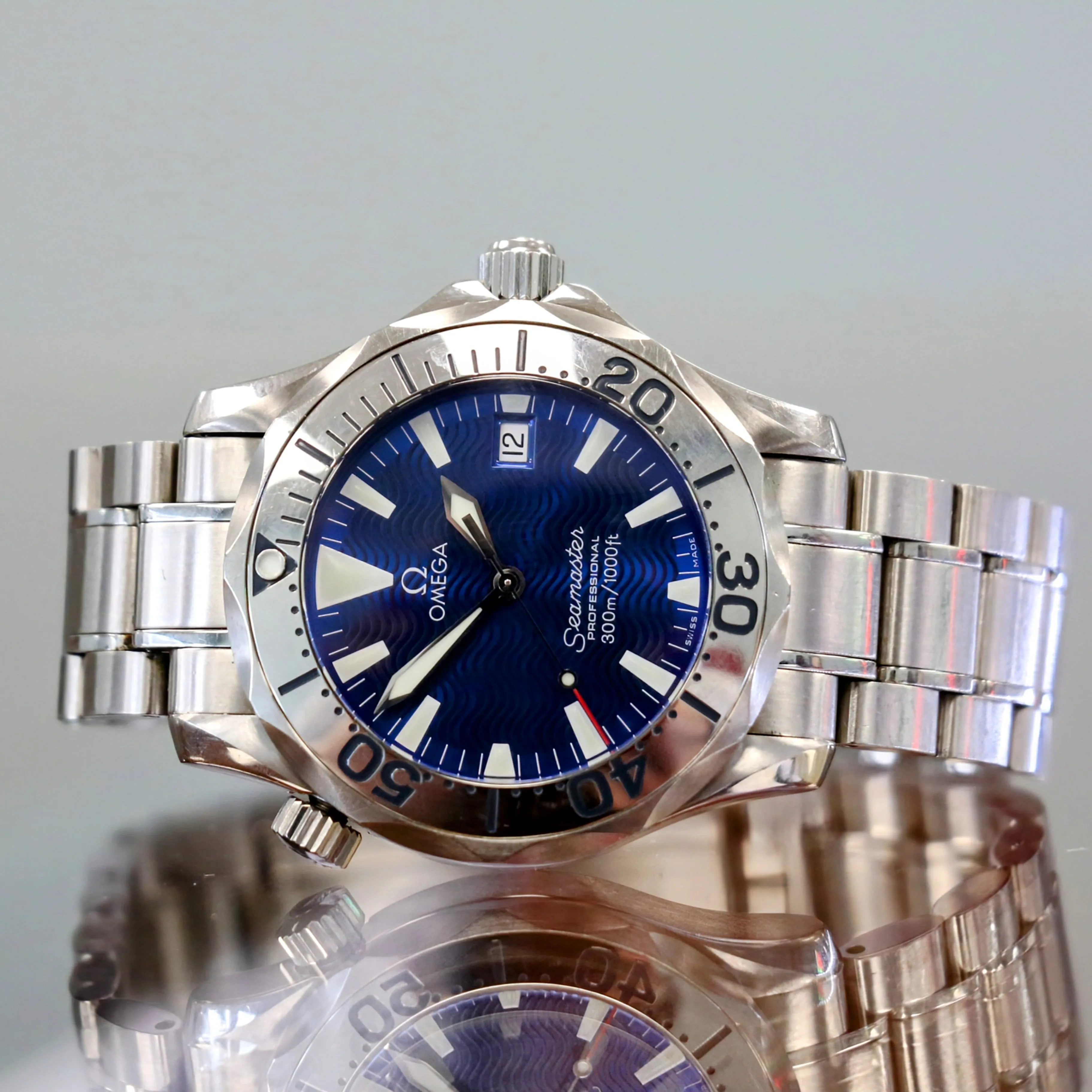 OMEGA Seamaster Professional Watch 36.25mm Ref. 2263.80.00 ALL Original, Box & Papers! Quartz Wristwatch