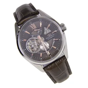 Orient Star Automatic Open Heart Leather Strap Mens Watch SDK05004K0