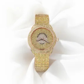 Piccadilly Renaissance Ballerina Jonquil 33 Luxury Diamond Watch for Women - 33 mm Rose Gold - Backes & Strauss