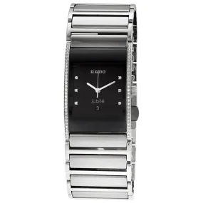 Rado Integral Quartz Diamond Black Dial Men's Watch R20757752