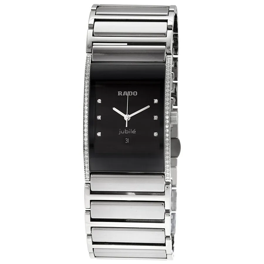 Rado Integral Quartz Diamond Black Dial Men's Watch R20757752