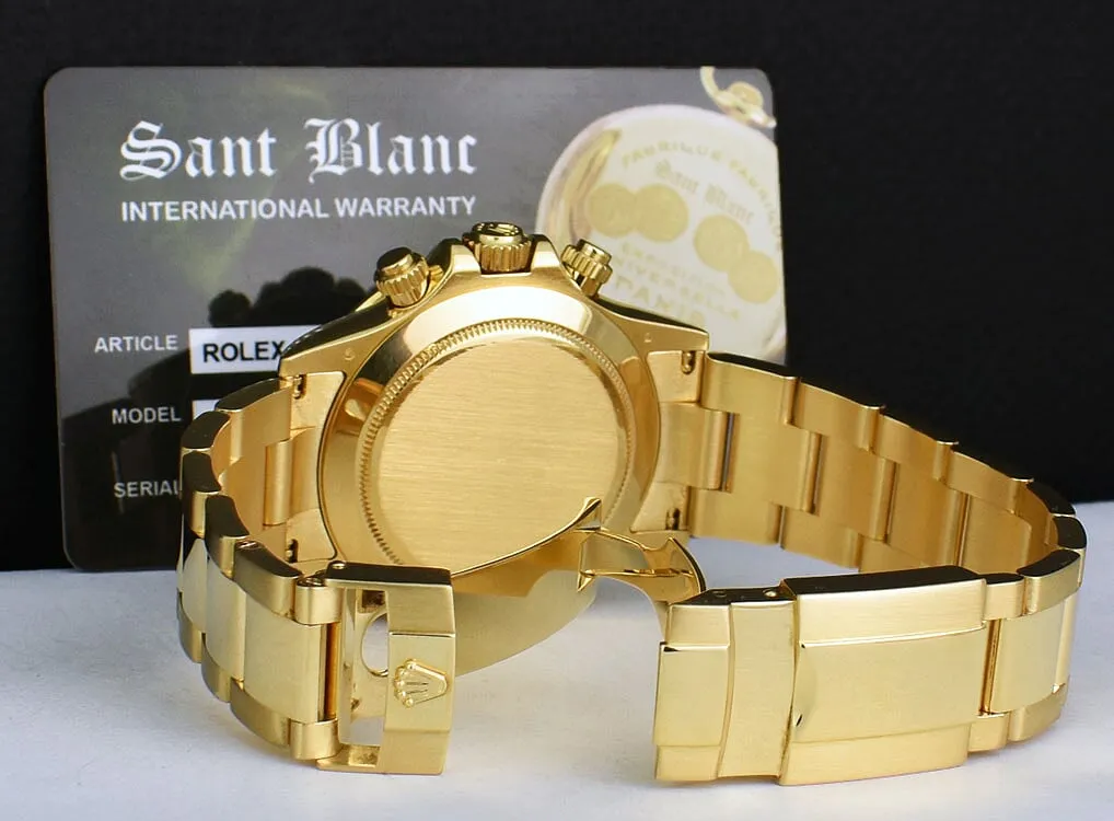 ROLEX 18kt Gold Daytona Mother Of Pearl Diamond Dial Model 116528