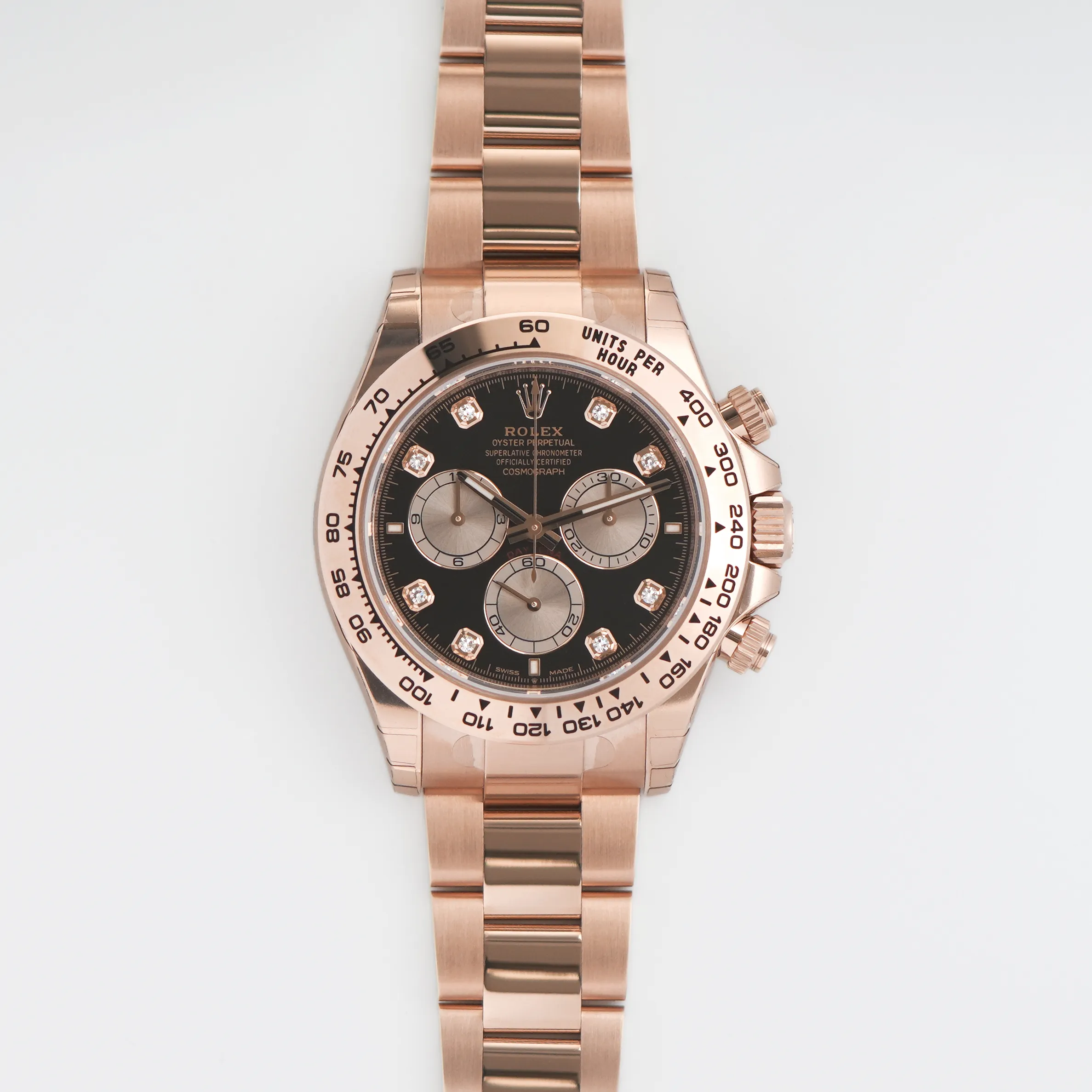Rolex Cosmopgraph Daytona 126505 'Black Dial' with diamonds