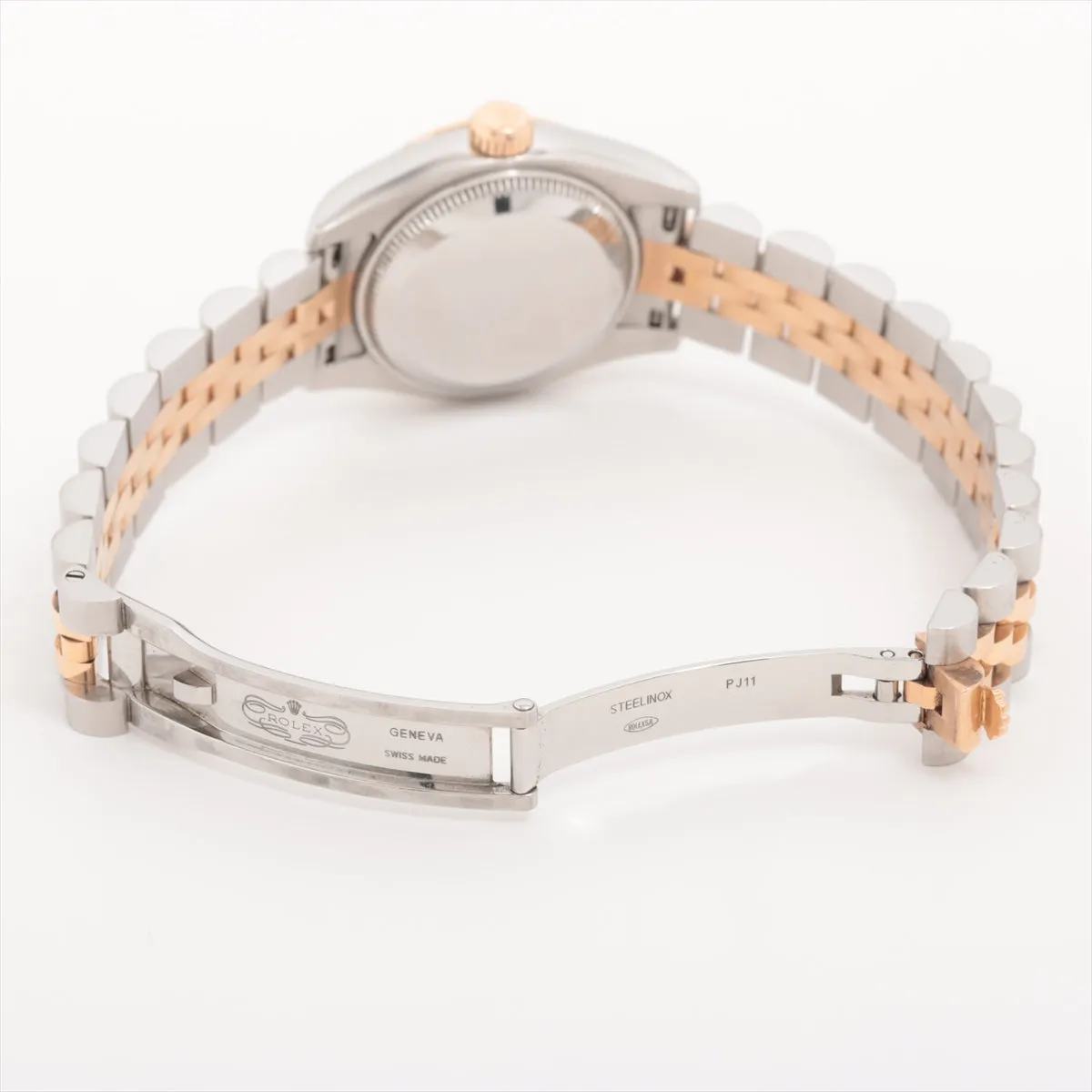 Rolex Datejust 26mm Two Tone Pink Face Mother of Pearl MOP Watch 179171