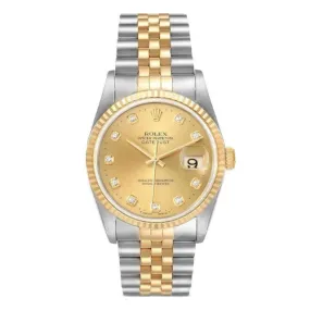 Rolex Datejust 36M (Factory Diamond Dial) 1990’s