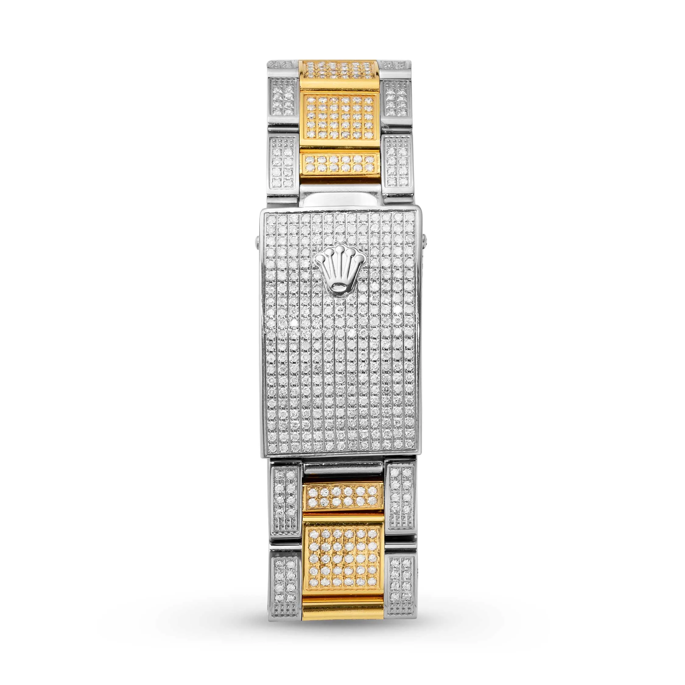 Rolex Datejust Diamond Bezel Watch 36mm Champagne Roman Dial | 11.40ct