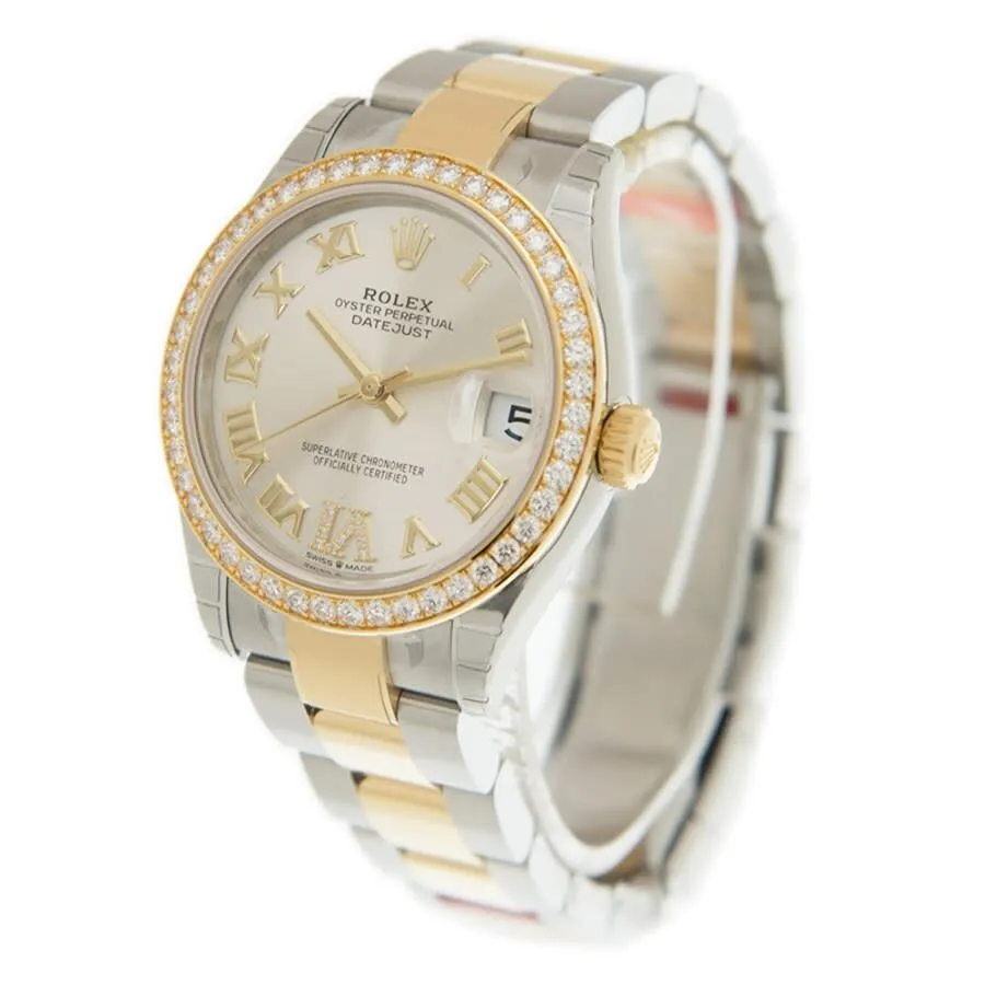 Rolex Datejust Lady 31 Diamond Silver-tone Dial Ladies Watch 278383 GRDO