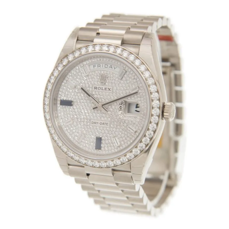 Rolex Day-Date 40 Automatic Diamond Men's Watch 228349rbr-0036