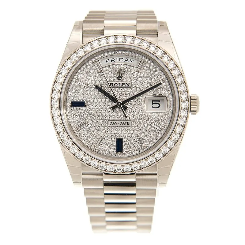 Rolex Day-Date 40 Automatic Diamond Men's Watch 228349rbr-0036