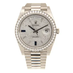 Rolex Day-Date 40 Automatic Diamond Men's Watch 228349rbr-0036