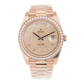 Rolex Day-Date Automatic Diamond Watch 228345rbr-0002 228345 rbr-0002