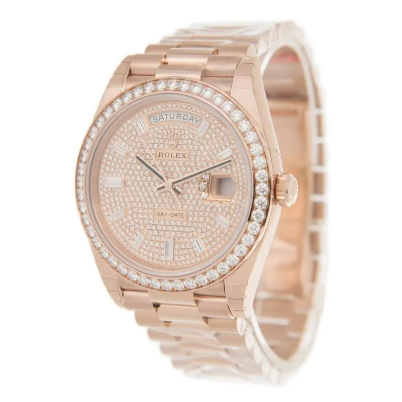 Rolex Day-Date Automatic Diamond Watch 228345rbr-0002 228345 rbr-0002