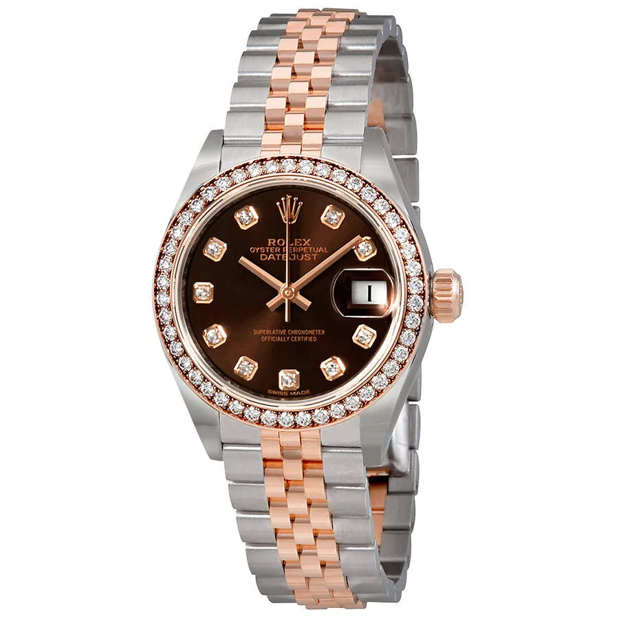 Rolex Lady Datejust Chocolate Diamond Dial Automatic Watch 279381CHDJ