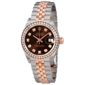 Rolex Lady Datejust Chocolate Diamond Dial Automatic Watch 279381CHDJ