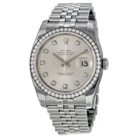 Rolex Oyster Perpetual Datejust 36 Silver Dial Stainless Steel Jubilee Bracelet Automatic Ladies Watch 116244SDJ