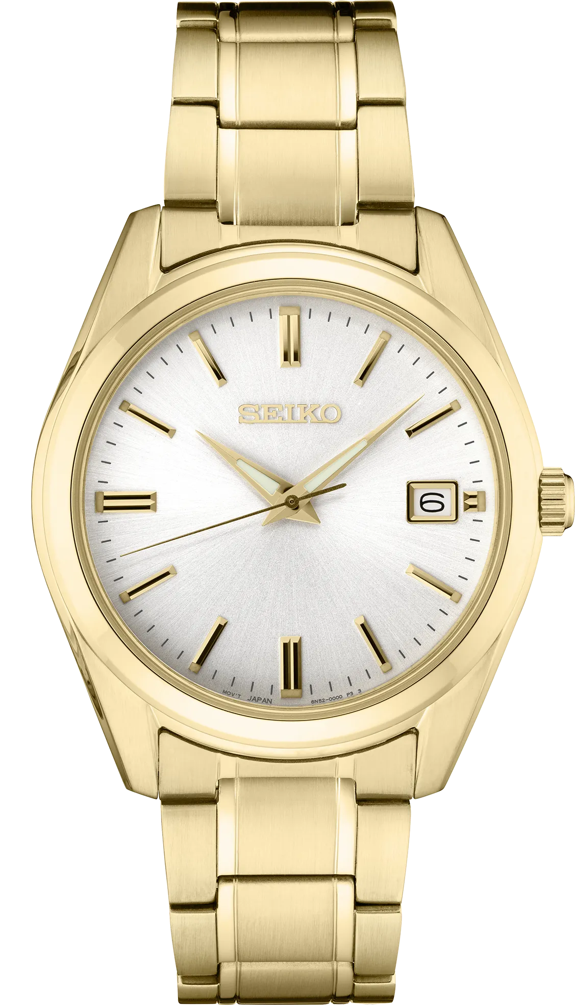 Seiko Essentials Gold Tone Men's Watch SUR314