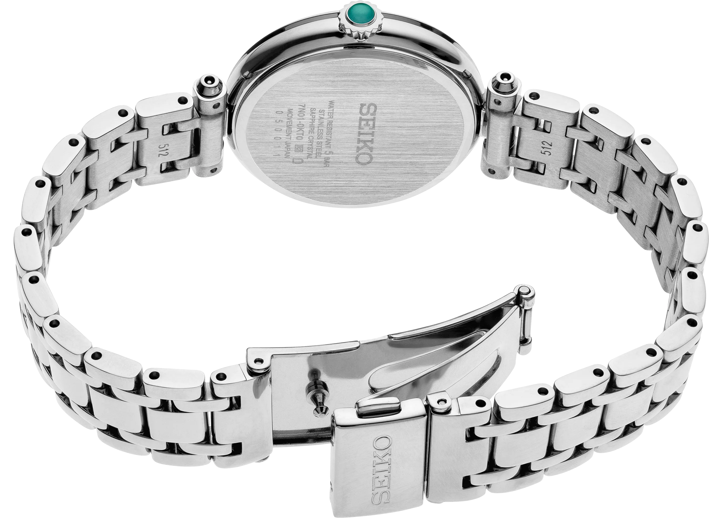 SEIKO Women’s Green Mother of Pearl Stainless Watch