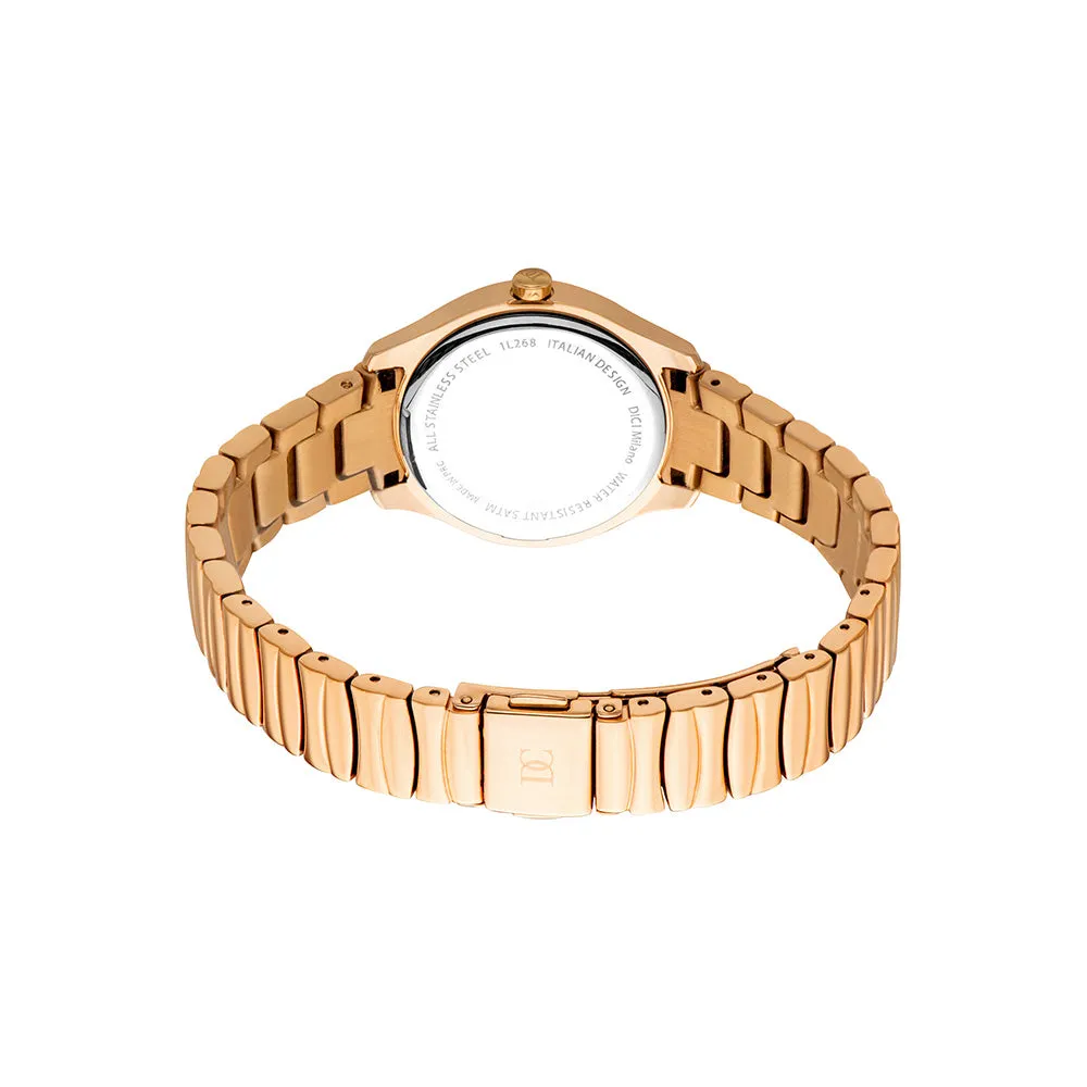 Tasle Women Silver Stainless Steel Watch