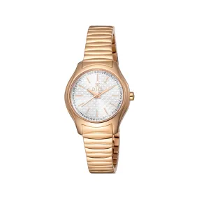 Tasle Women Silver Stainless Steel Watch
