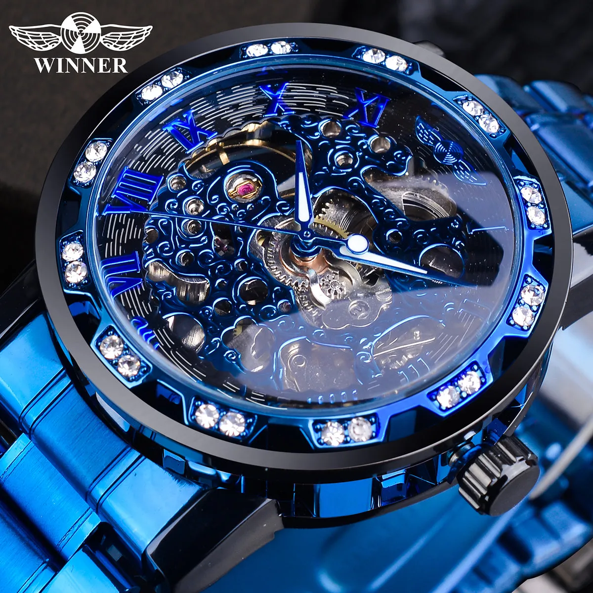 The  James Monroe Diamond Mechanical Watch