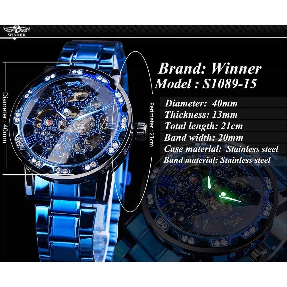 The  James Monroe Diamond Mechanical Watch