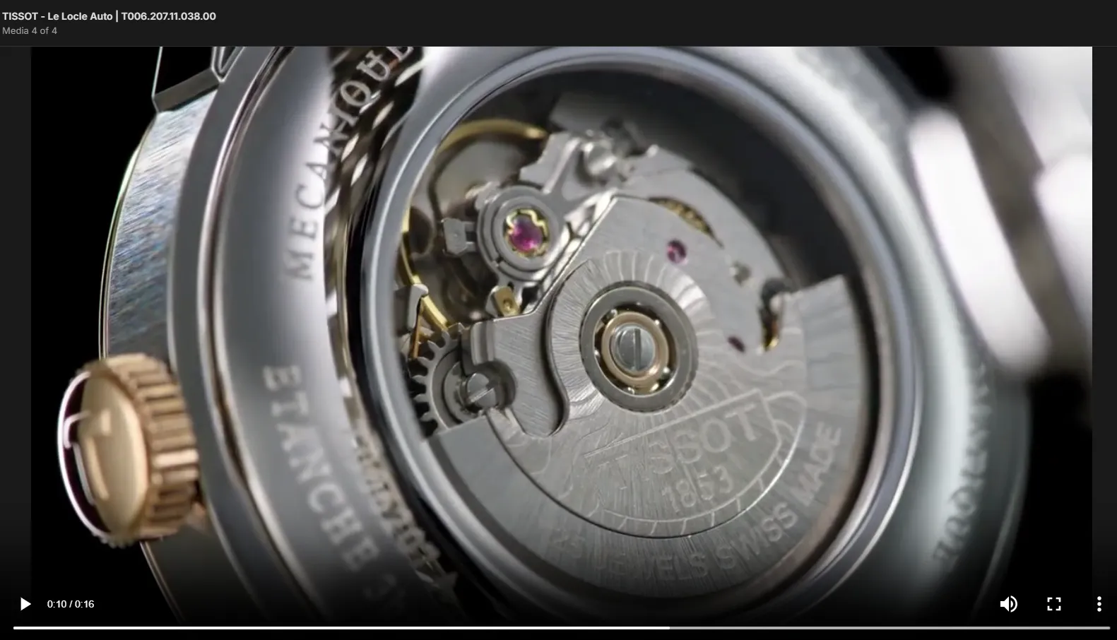 TISSOT - Le Locle Auto | T006.207.11.036.00