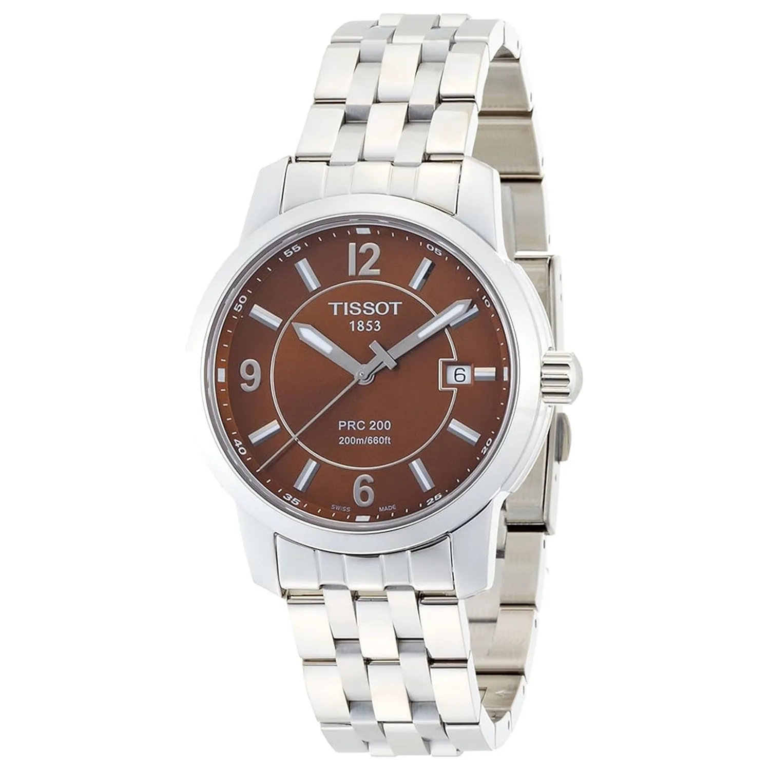 Tissot Men's PRC200 Brown Dial Watch - T0144101129700
