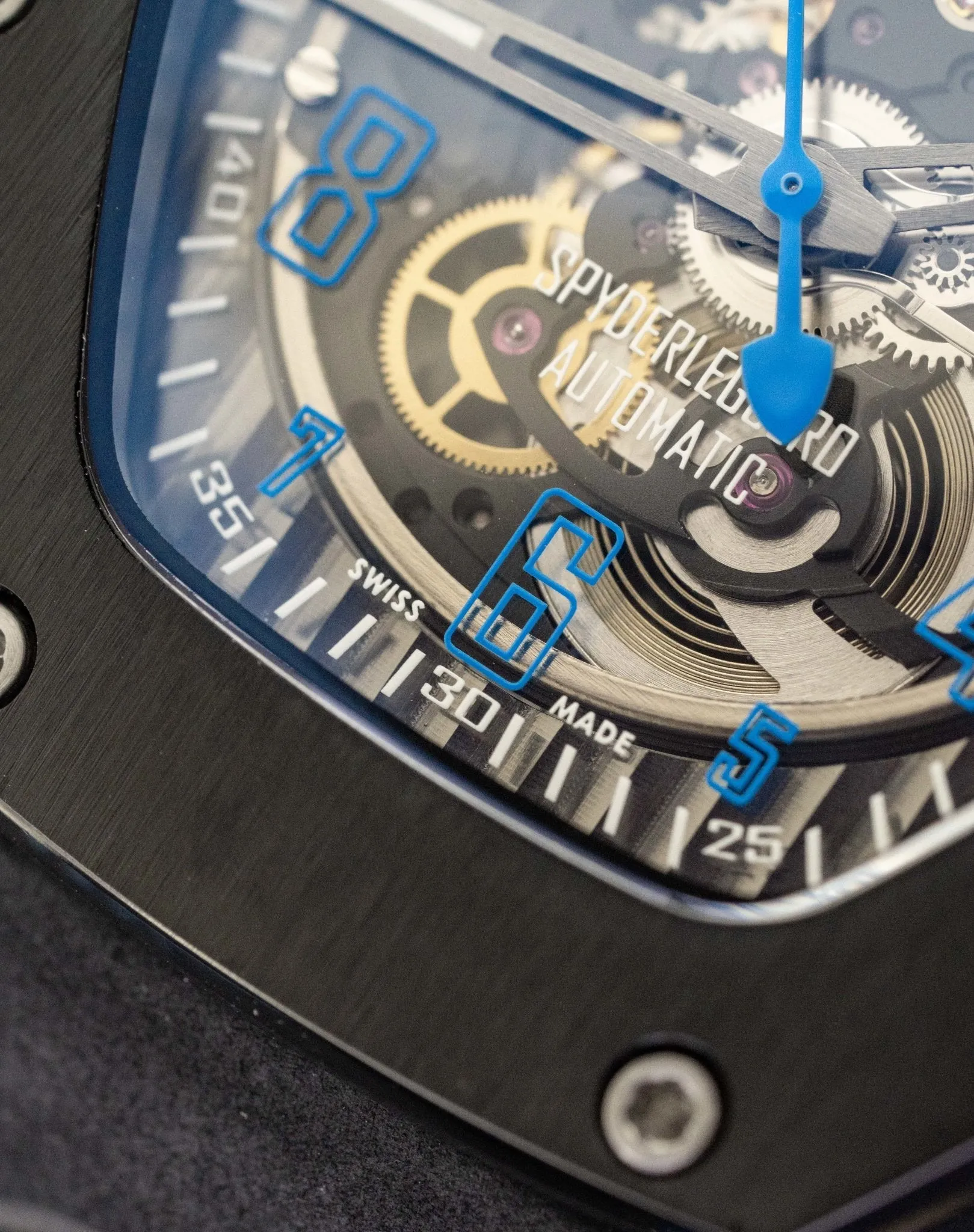 Tonino Lamborghini Spyderleggero Skeleton Watch Blue TLF-T06-4