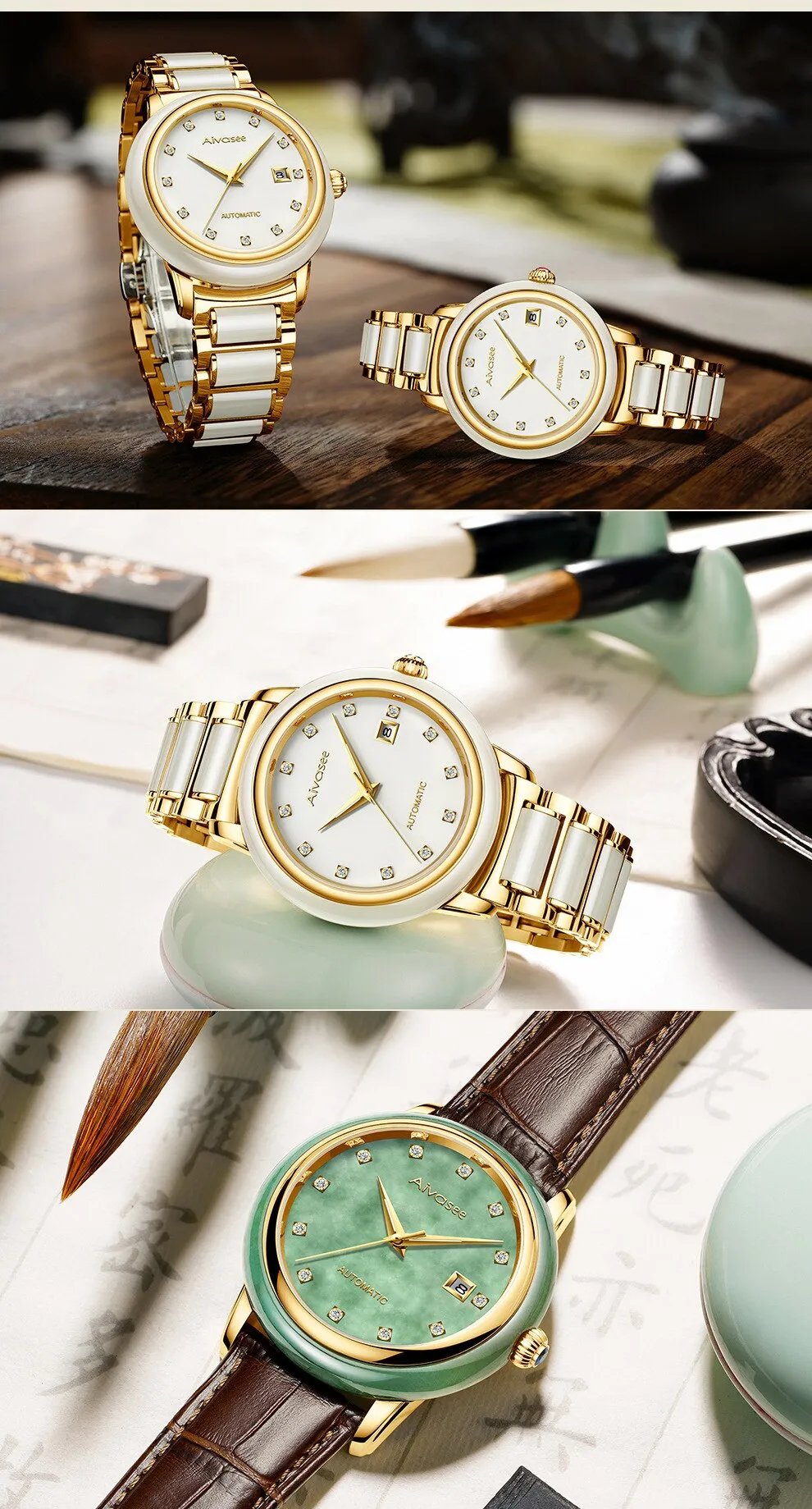 Unisex Retro Fashion Luxury Full Automatic Mechanical Wrist Watch