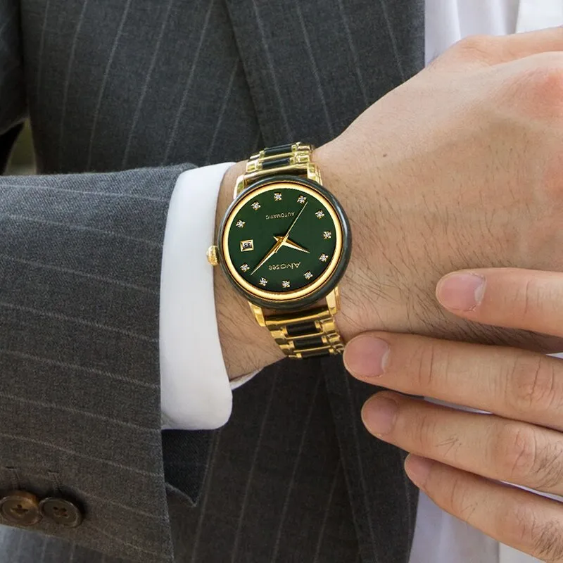 Unisex Retro Fashion Luxury Full Automatic Mechanical Wrist Watch