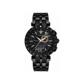 Versace - V-Race GMT & ALARM Black PVD Men's Watch 29G60D009 S060