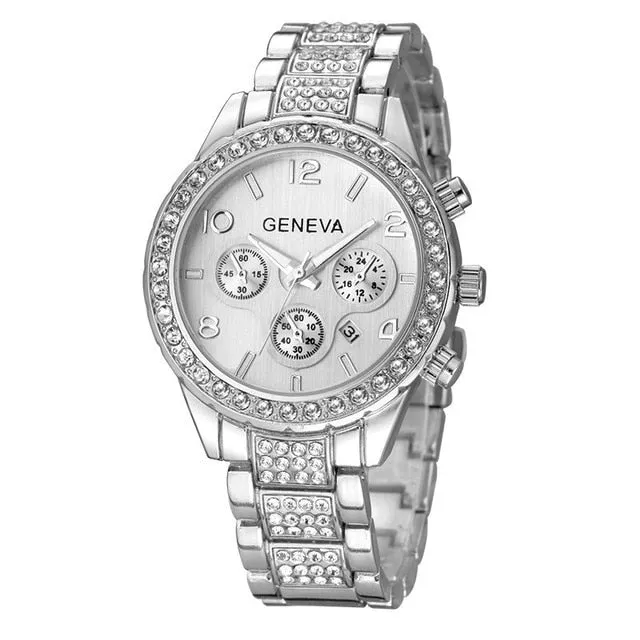 Womens Luxury Quartz Gold Watches