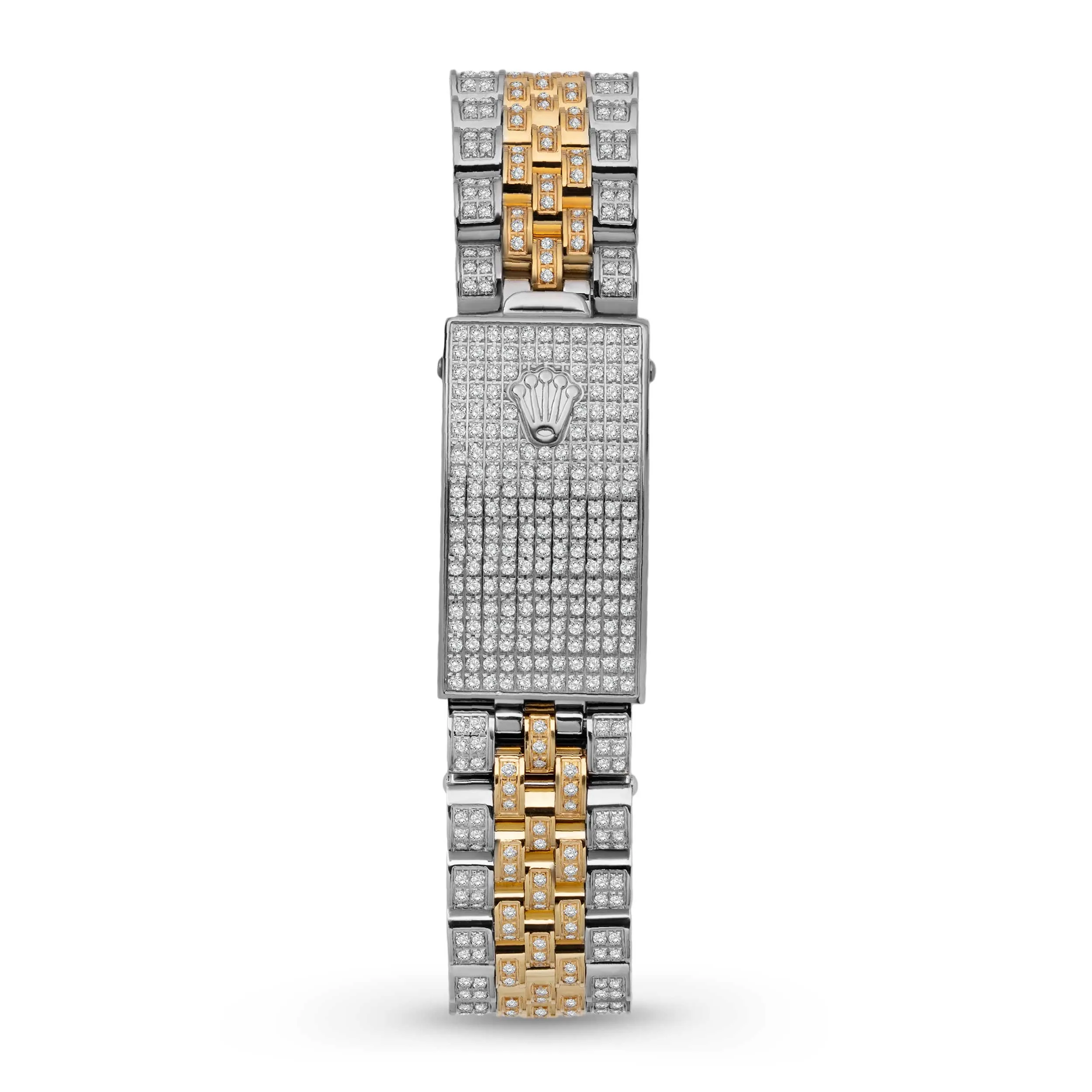 Women's Rolex Datejust Diamond Bezel Watch 31mm Dark Blue Roman Dial | 6.80ct