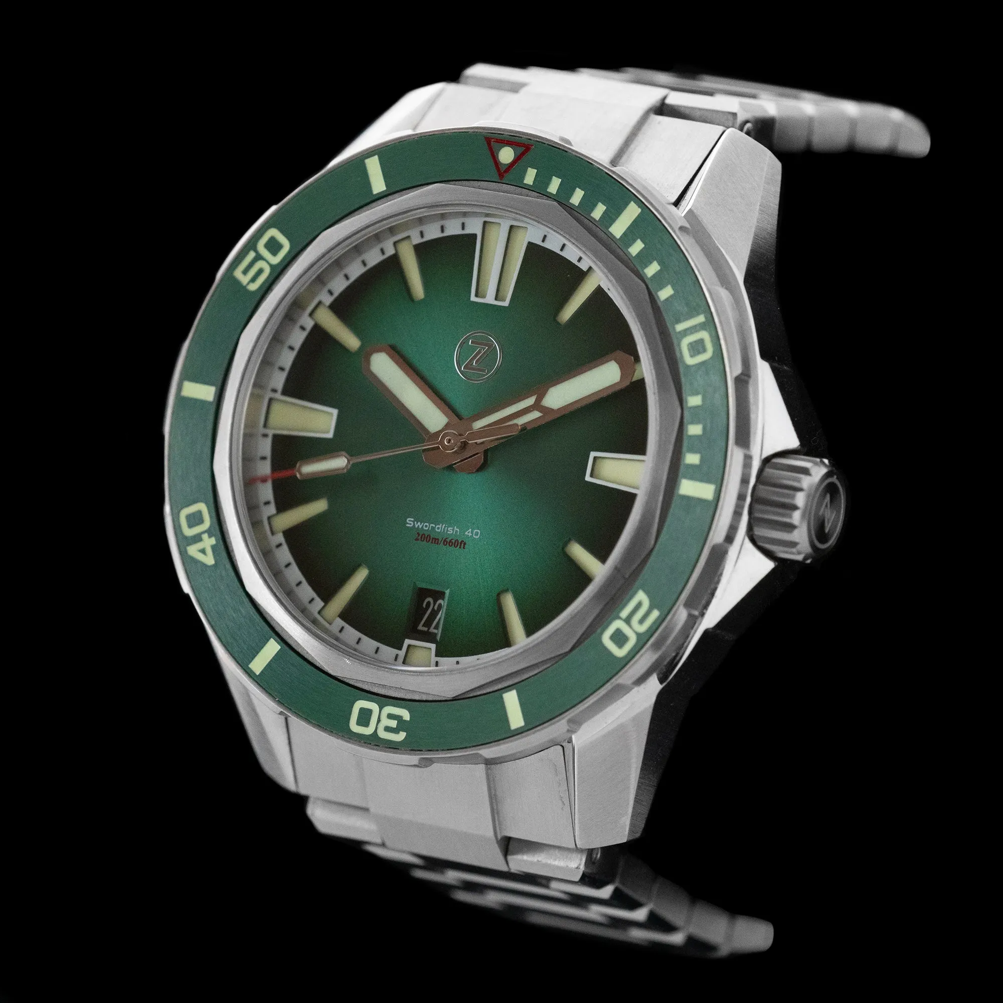Zelos - 2021 Swordfish 40mm 'Emerald Green'