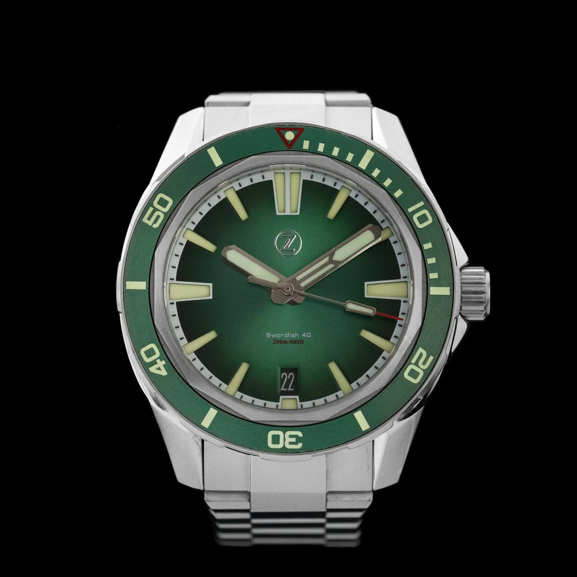 Zelos - 2021 Swordfish 40mm 'Emerald Green'